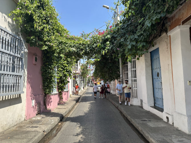 Pretty colonial-era streets