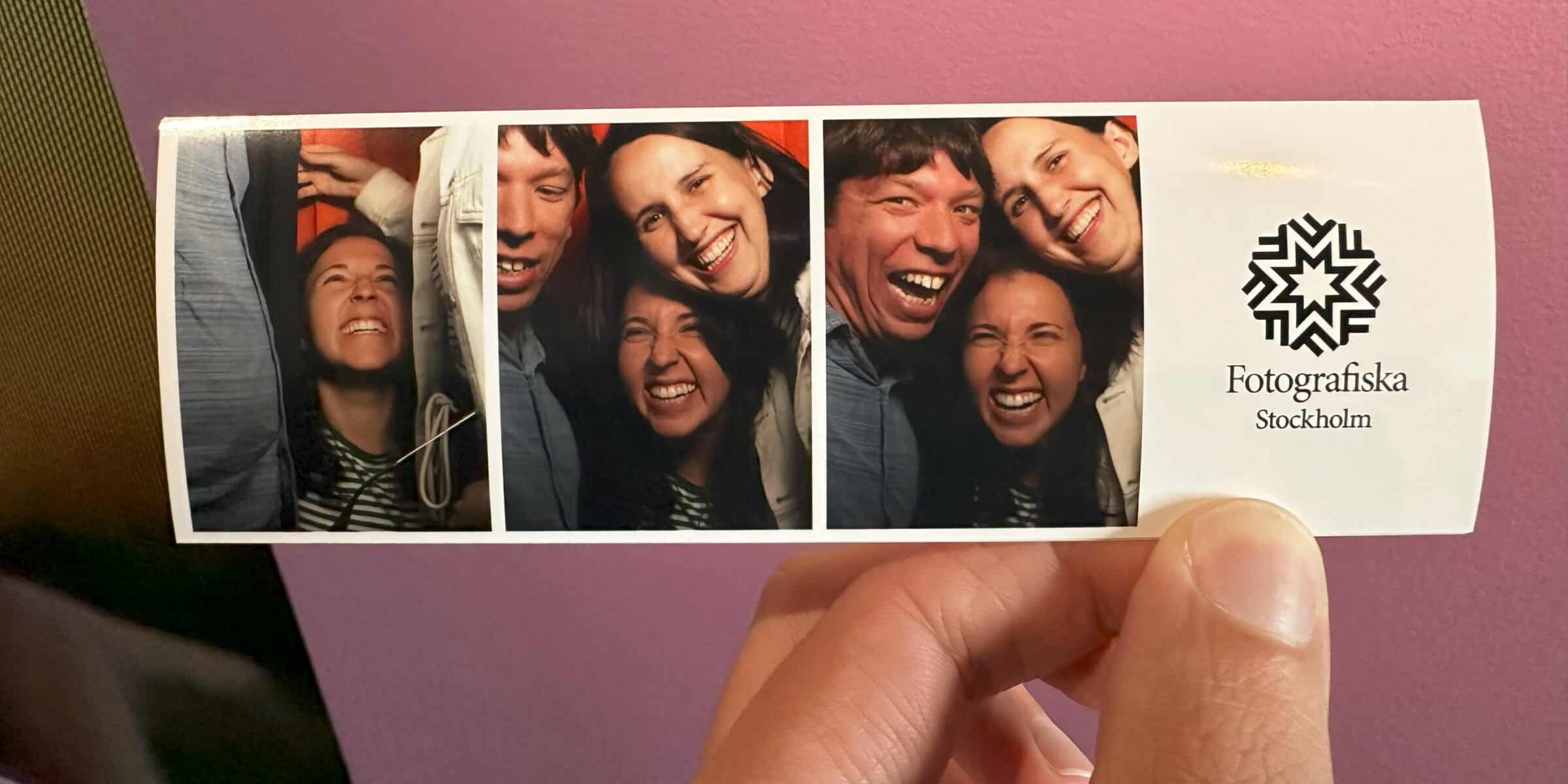 That time we got very confused by a photo booth