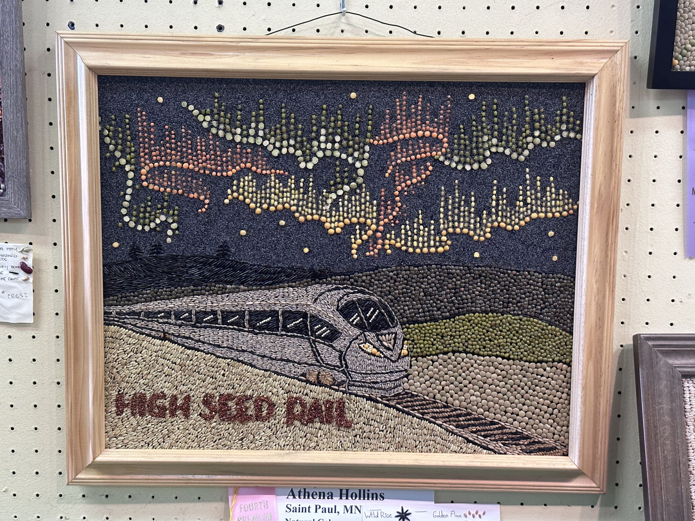 One of my favourite, aspirational pieces of seed art