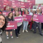 Team photo on election day morning