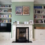 Everything feels better once you get the bookshelves done