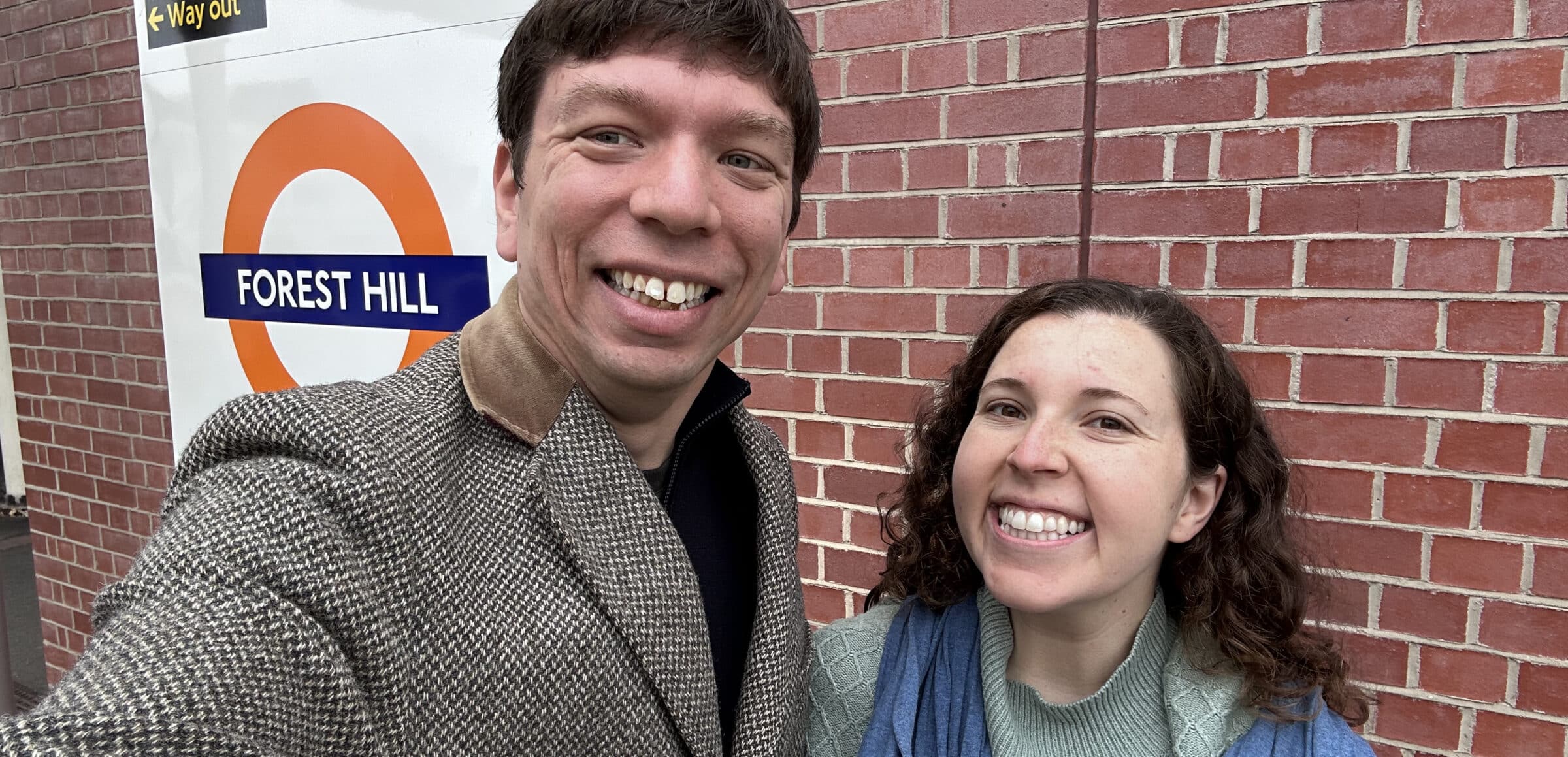 About to board his first train
