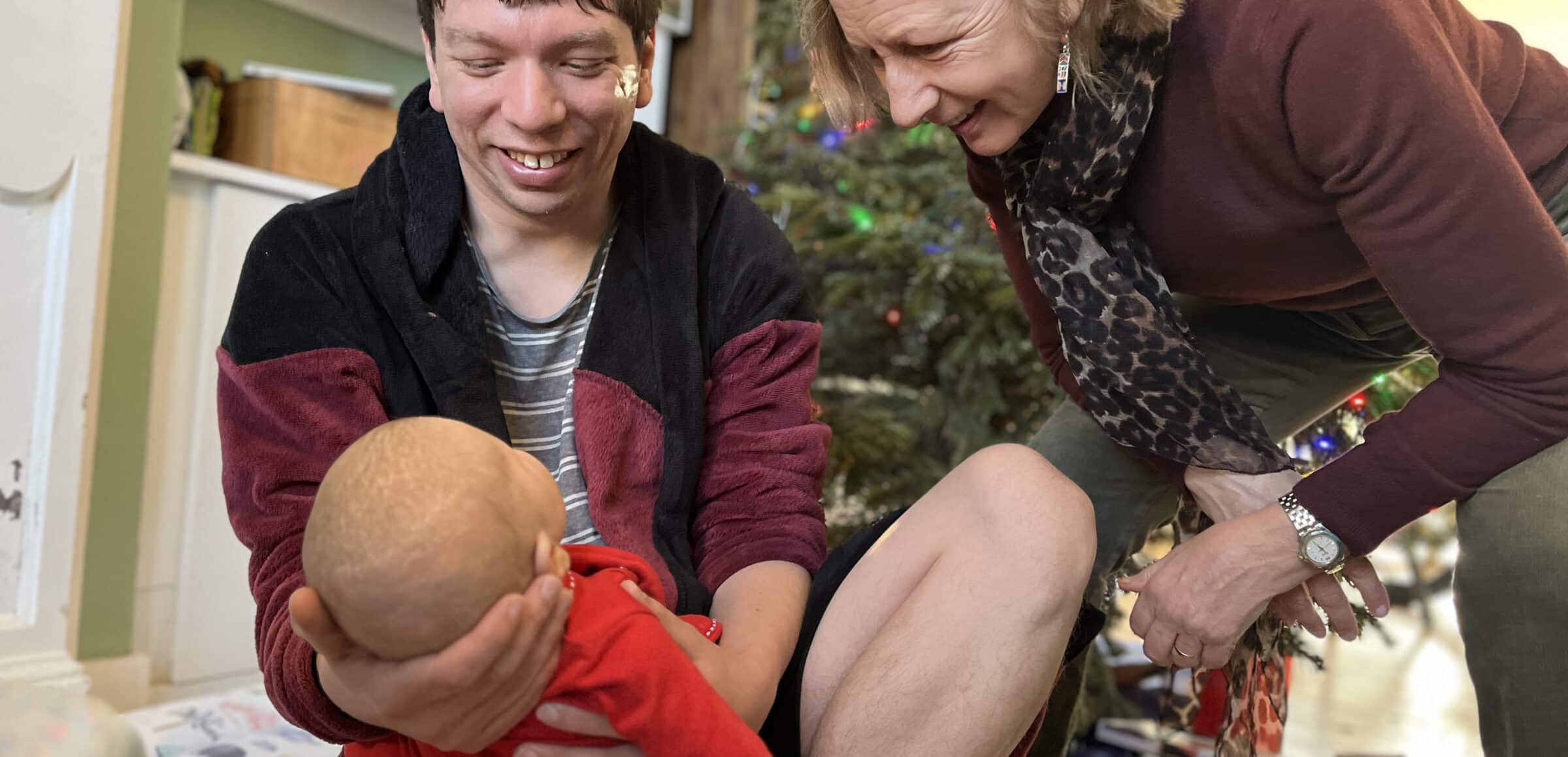 Too young to understand presents, but not too young to enjoy them