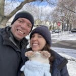 A snowy Chicago walk