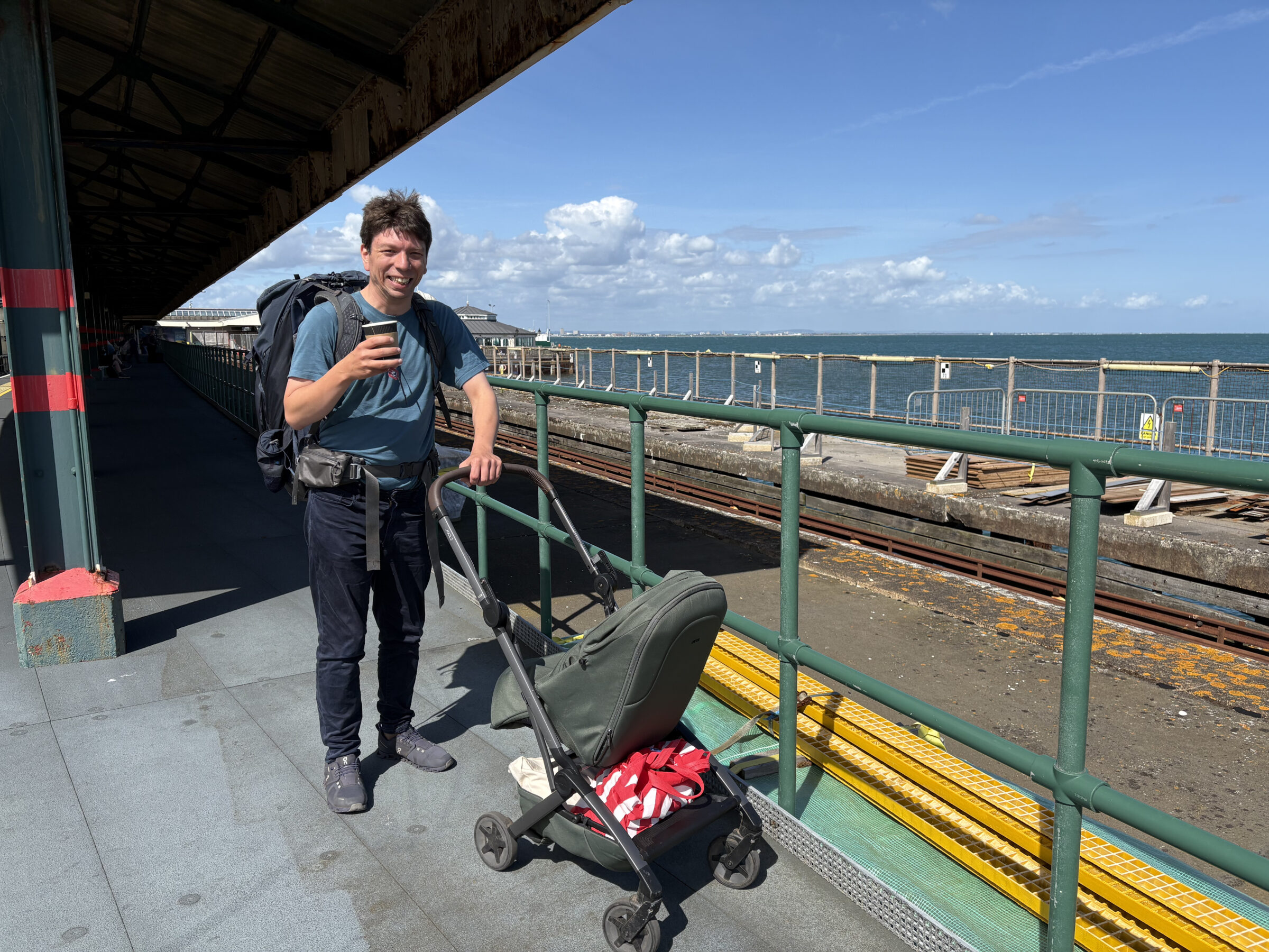 The "Island Line" literally begins on a pier